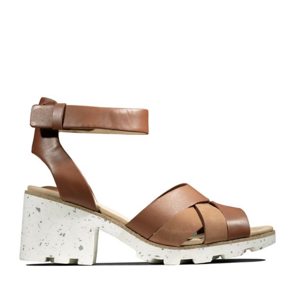 Clarks Womens Rene Daisy Sandals Brown | CA-8632140